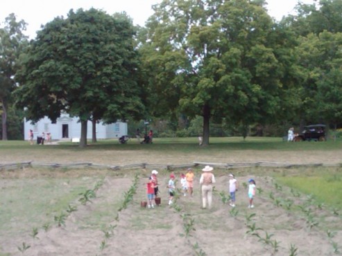 Kids in field