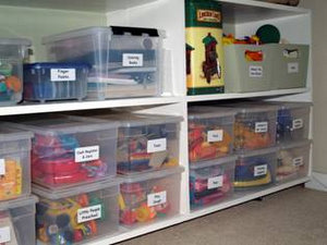plastic bins for toys
