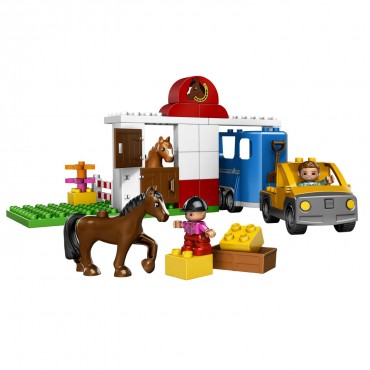 duplo horse stable