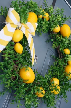 lemon wreath